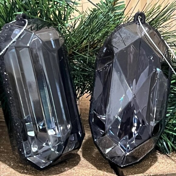 4 Piece Set Jewel Ornament Set Acrylic Gems Christmas Decor Choose Color - Picture 9 of 16